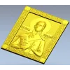 Saint Fyodor Ushakov icon STL for CNC high-relief