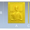 Saint Fyodor Ushakov icon STL for CNC high-relief