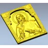 Рельефная икона-святой в мундире - 3D модель STL для ЧПУ