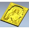 Рельефная икона-святой в мундире - 3D модель STL для ЧПУ