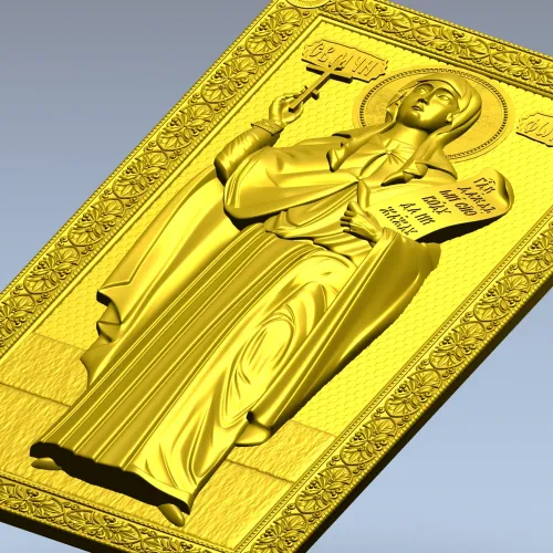 Икона Фотина Самарянина - 3D модель в формате STL для ЧПУ