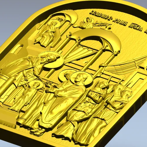 Введение во храм Пресвятой Богородицы - 3D модель STL для ЧПУ