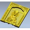 Saint Olga icon relief - STL model for CNC carving