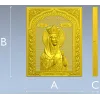 Saint Olga icon relief - STL model for CNC carving