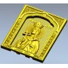 Princess Tatiana - detailed STL 3D icon relief for CNC