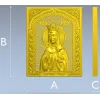Princess Tatiana - detailed STL 3D icon relief for CNC