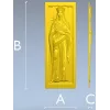 3D модель иконы "Царица Елена" в формате STL для ЧПУ