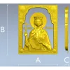 3D модель STL - Икона святой Елены для ЧПУ