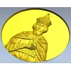 Медальон "Царь Иван" - 3D модель STL для ЧПУ