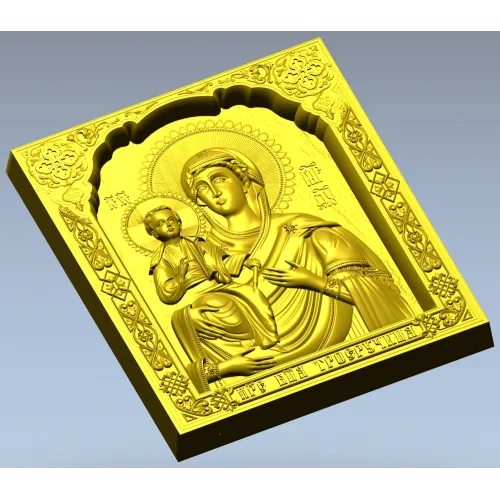 Икона Троеручица - 3D модель STL для ЧПУ