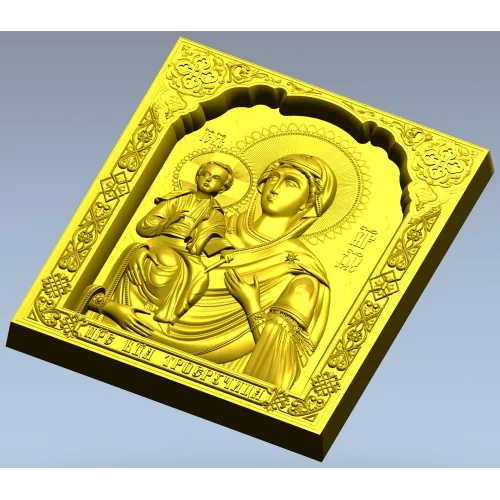 Икона Троеручица - 3D модель STL для ЧПУ