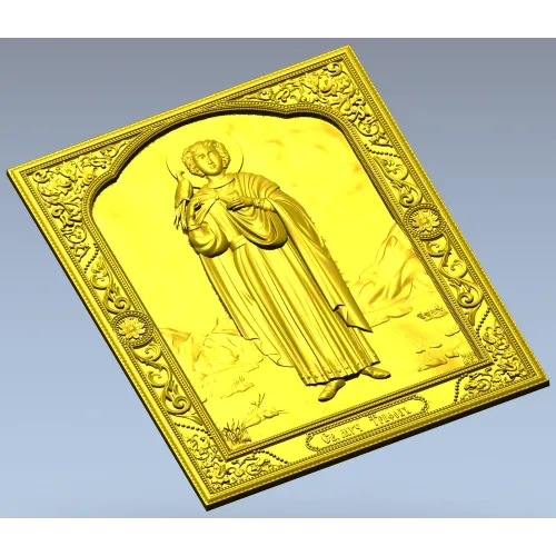 Святой мученик Трифон - 3D модель STL для ЧПУ