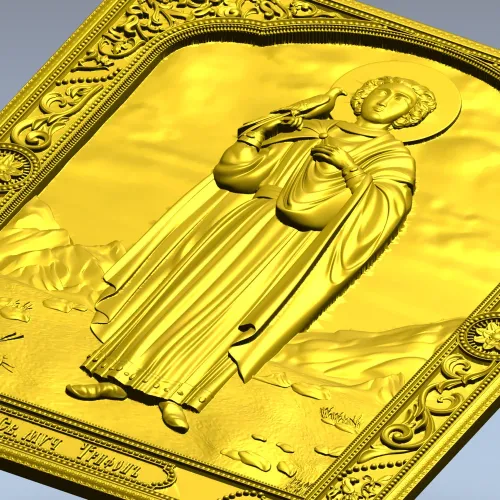 Святой мученик Трифон - 3D модель STL для ЧПУ