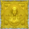 Martyr Irene - STL Icon Relief for CNC