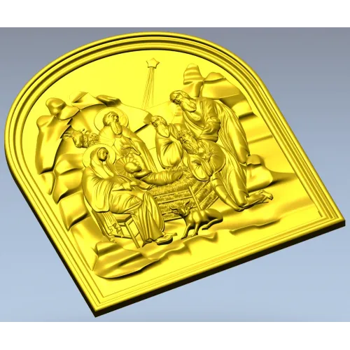 Nativity of Christ - STL 3D relief for CNC milling