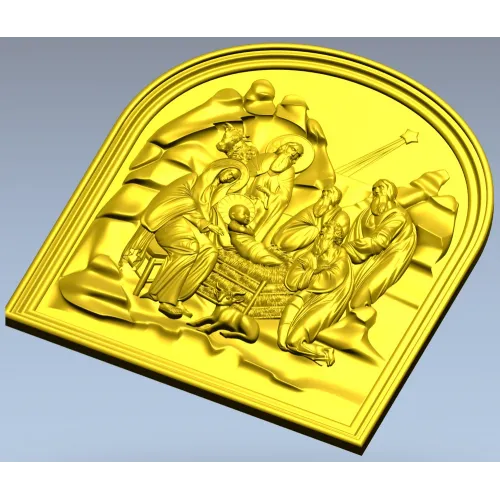 Nativity of Christ - STL 3D relief for CNC milling