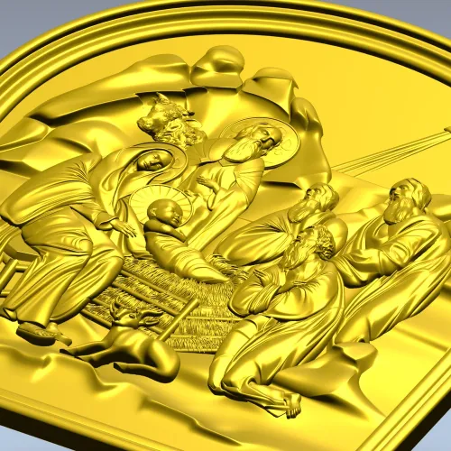 Nativity of Christ - STL 3D relief for CNC milling