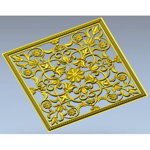 Классическая декоративная решётка - 3D модель STL для ЧПУ