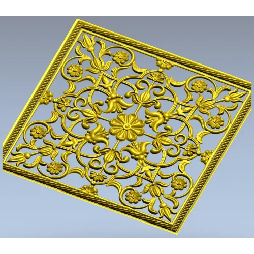 Классическая декоративная решётка - 3D модель STL для ЧПУ