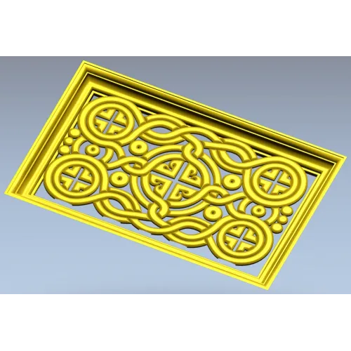 Решётка с крестами - 3D модель STL для ЧПУ