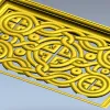 Решётка с крестами - 3D модель STL для ЧПУ