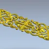 Фриз "Кельтский крест" - stl модель для ЧПУ