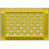 Декоративная решётка с ромбическим узором и розетками - 3D модель STL для ЧПУ