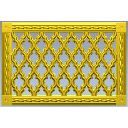 Ornate Rope-Frame Lattice - STL 3D model for CNC