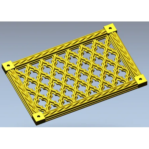 Ornate Rope-Frame Lattice - STL 3D model for CNC