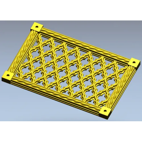 Ornate Rope-Frame Lattice - STL 3D model for CNC