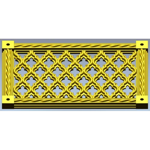Ornate Rope-Frame Lattice - STL 3D model for CNC