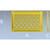 Scallop Lattice Panel - STL 3D model for CNC routing