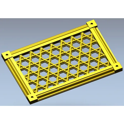 Решётка Гексалюкс - 3D модель STL для ЧПУ