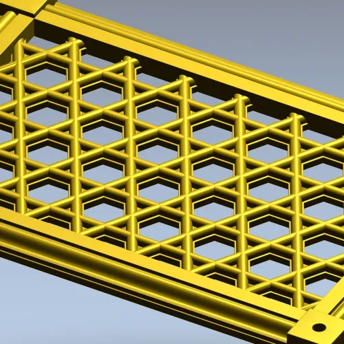 Решётка Гексалюкс - 3D модель STL для ЧПУ