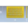 Diamond Lattice Grille - STL 3D Model for CNC