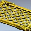 Ажурная решётка в стиле барокко - 3D модель STL для ЧПУ