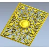 Резная барочная решётка - 3D модель STL для ЧПУ