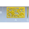 Ornamental Floral Grille STL for CNC