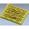 Решётка "Кельтский цветок" - 3D модель STL для ЧПУ фрезеровки