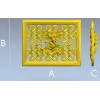 Celtic Knot Lattice Panel with Birds - STL 3D Model for CNC