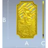 Рельефная панель "Парусник" - 3D модель STL для ЧПУ