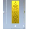 Классическая декоративная панель с медальоном - 3D модель STL для ЧПУ