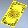 Классическая декоративная панель с розеттой - STL для ЧПУ