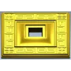 Meander Square Rosette - STL 3D Model for CNC
