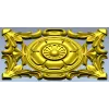 Baroque Acanthus Rosette Panel - STL 3D Model for CNC