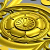 Baroque Vertical Rosette Panel - STL 3D Model for CNC