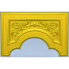 Ornate Arch Relief Panel STL for CNC Milling
