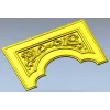 Ornate Arch Relief Panel STL for CNC Milling