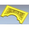 Ornate Arch Relief Panel STL for CNC Milling