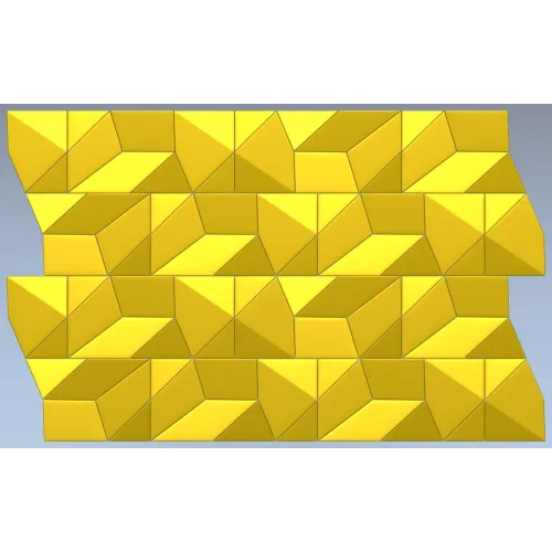 Декоративная 3D панель "Фасетка" - STL модель для ЧПУ